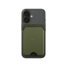 Green-Olive Leatherite MagSafe Card Wallet
