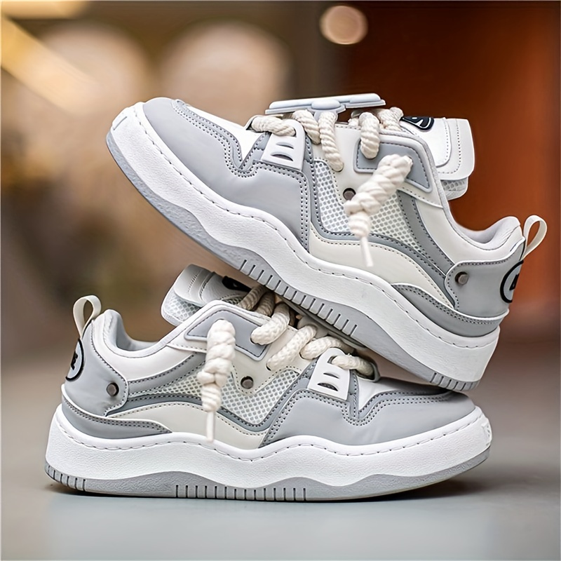 lace up sneakers, mens lace up sneakers novel design skate shoes with good grip breathable details 6